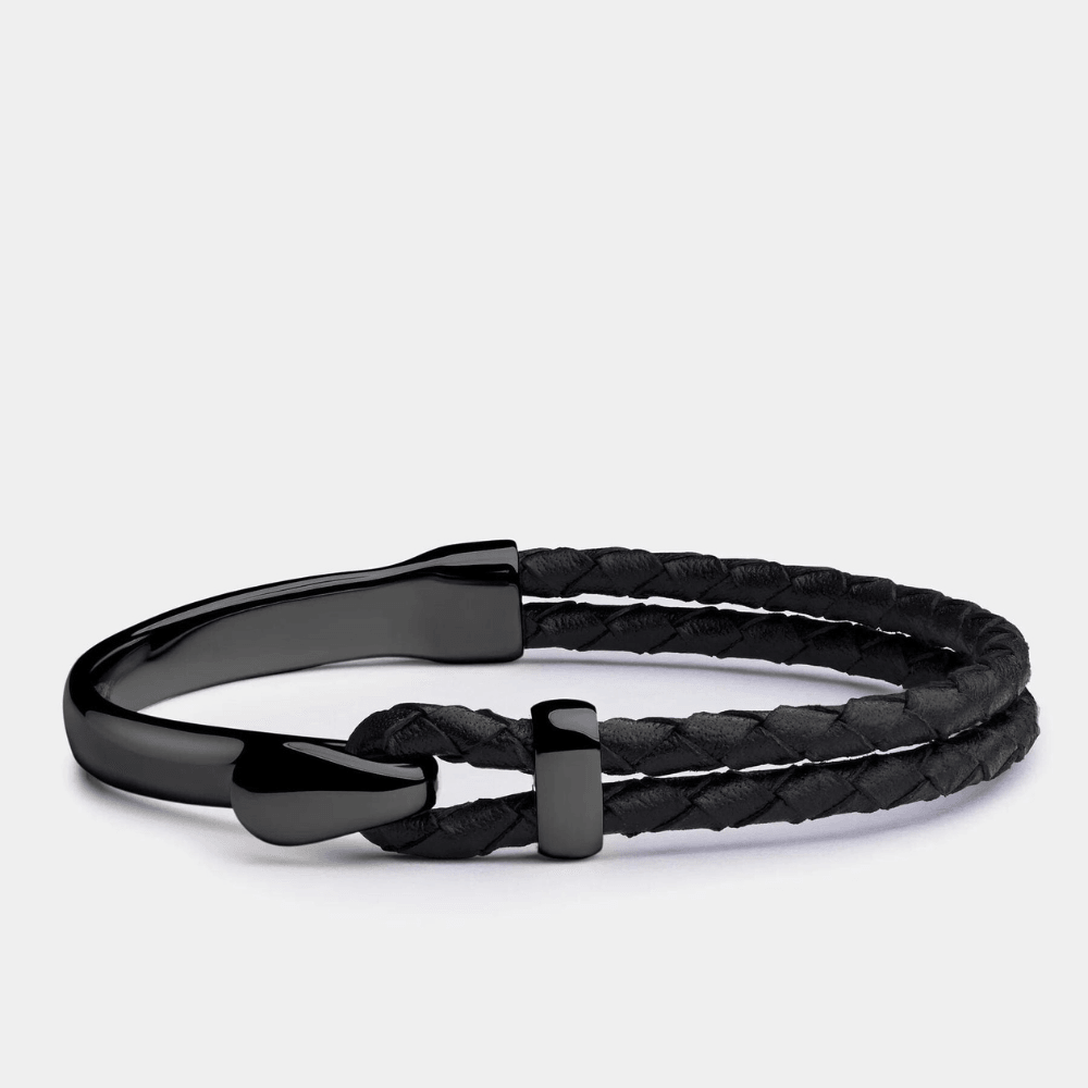 Signature Braided Leather Bracelet Kaia