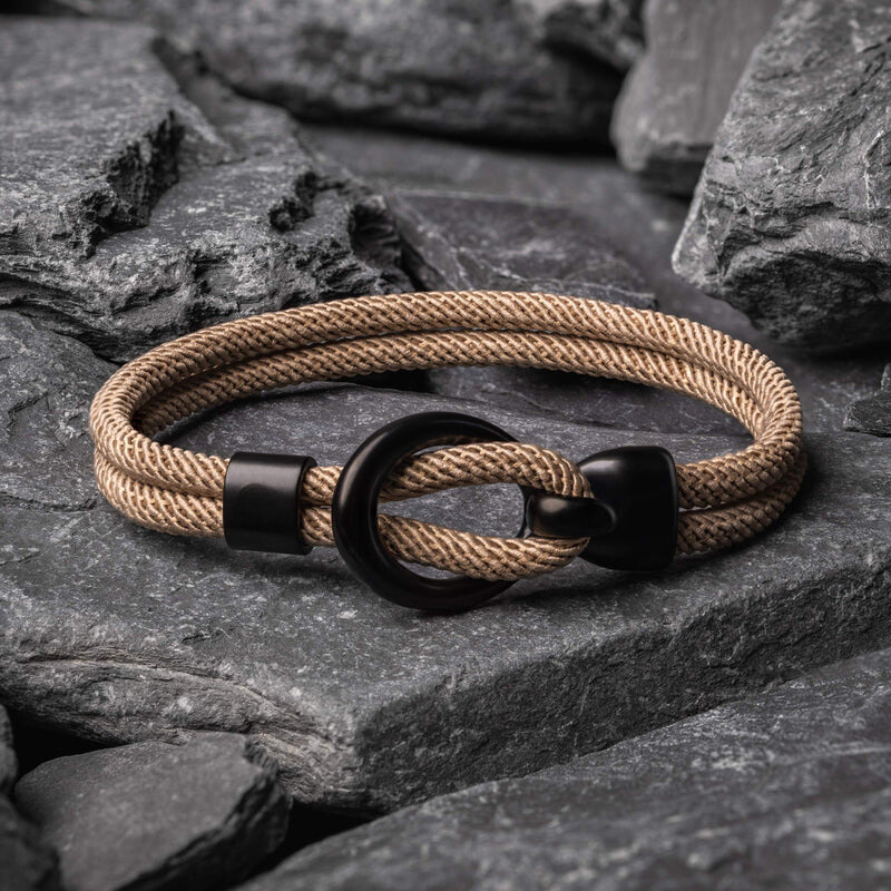 Argenta Beige Rope Bracelet Kaia