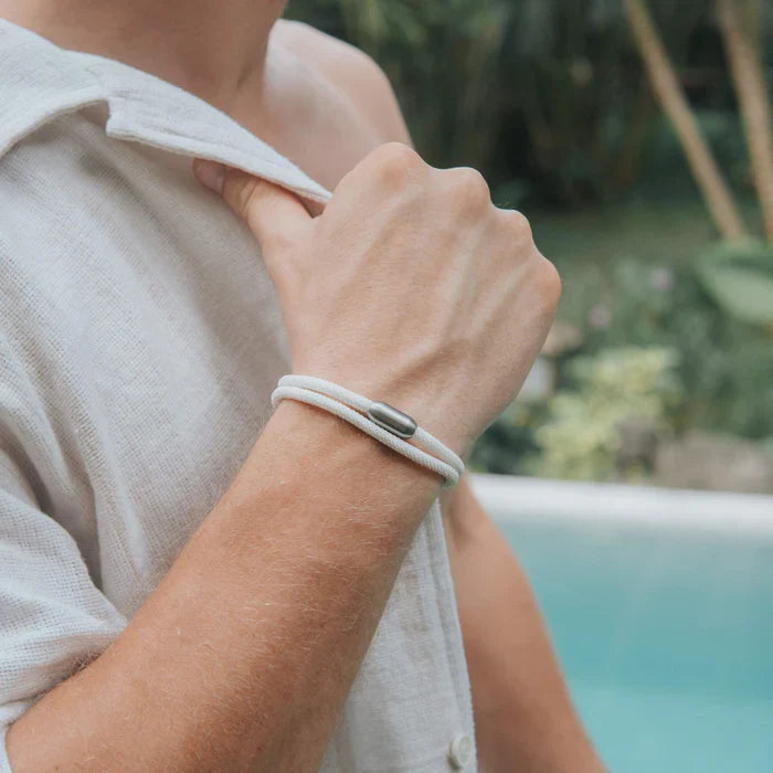 Algarve White Rope Bracelet Kaia