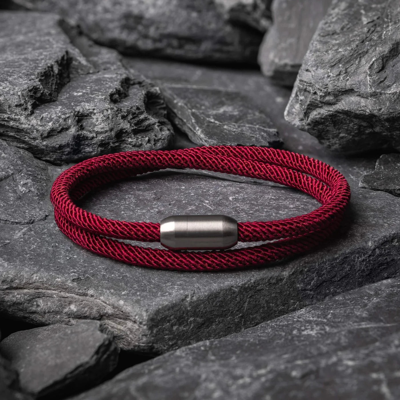 Algarve Burgundy Rope Bracelet Kaia