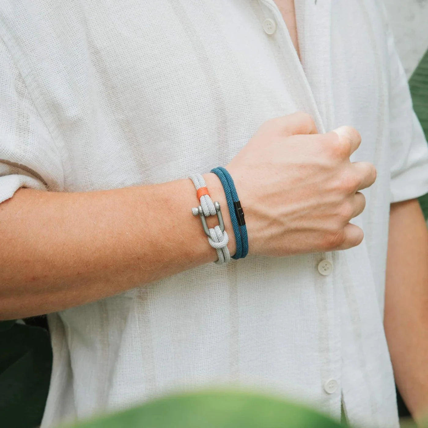 Strand Grey Rope Bracelet Kaia