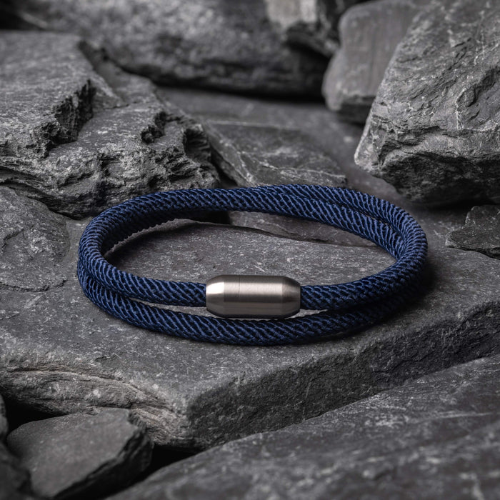 Algarve Dark Blue Rope Bracelet Kaia