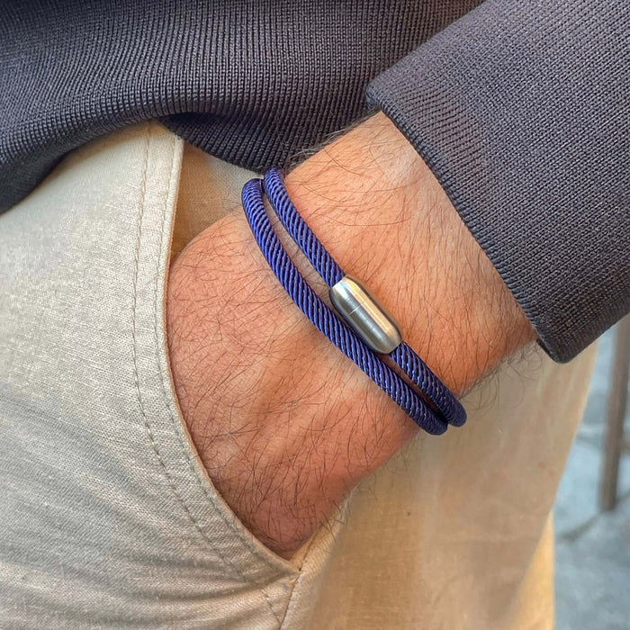 Algarve Dark Blue Rope Bracelet Kaia