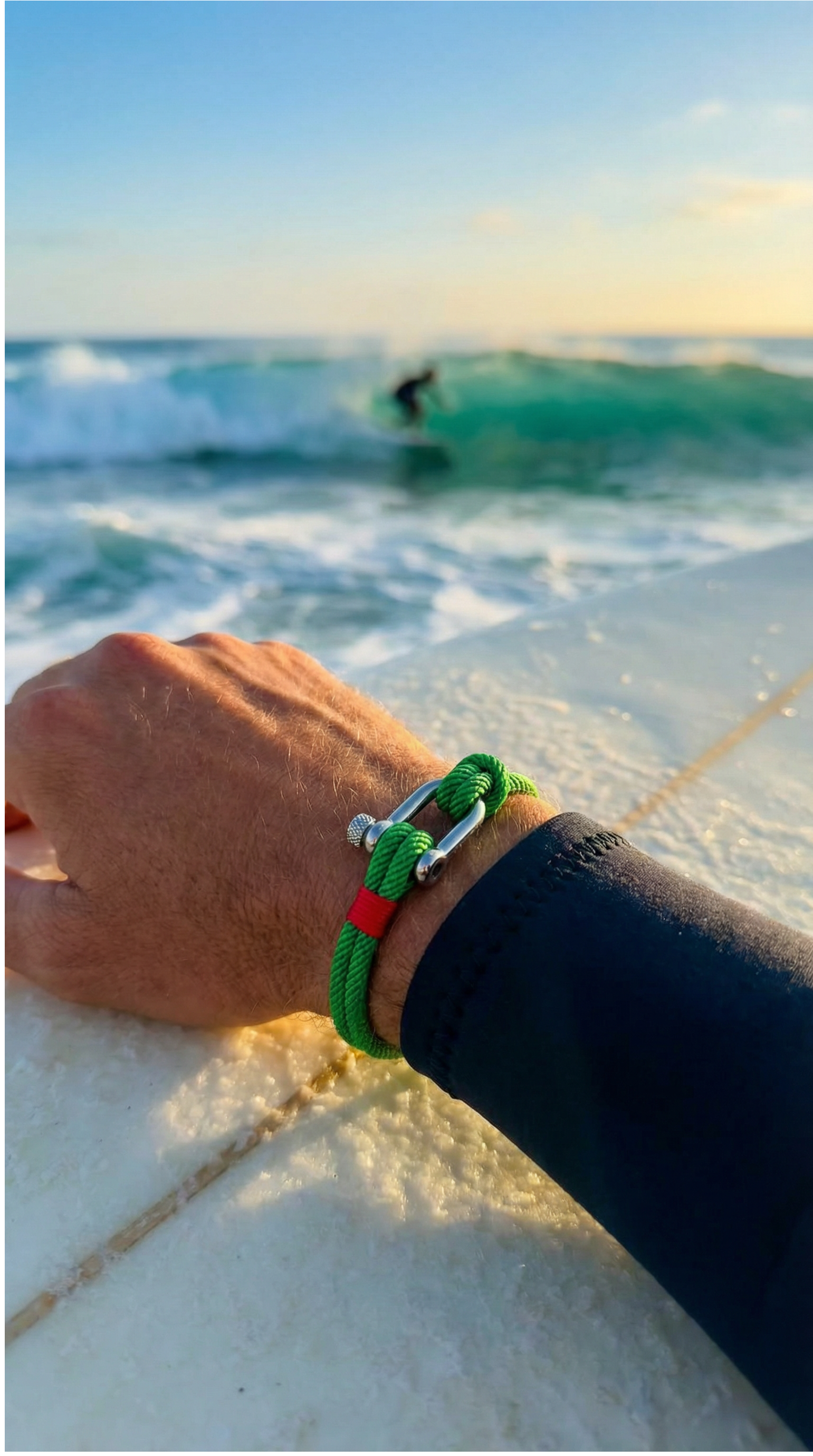 Strand Green Rope Bracelet Kaia