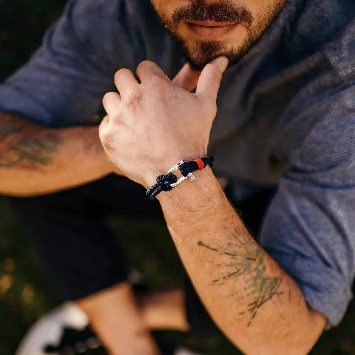 Strand Dark Blue Rope Bracelet Kaia