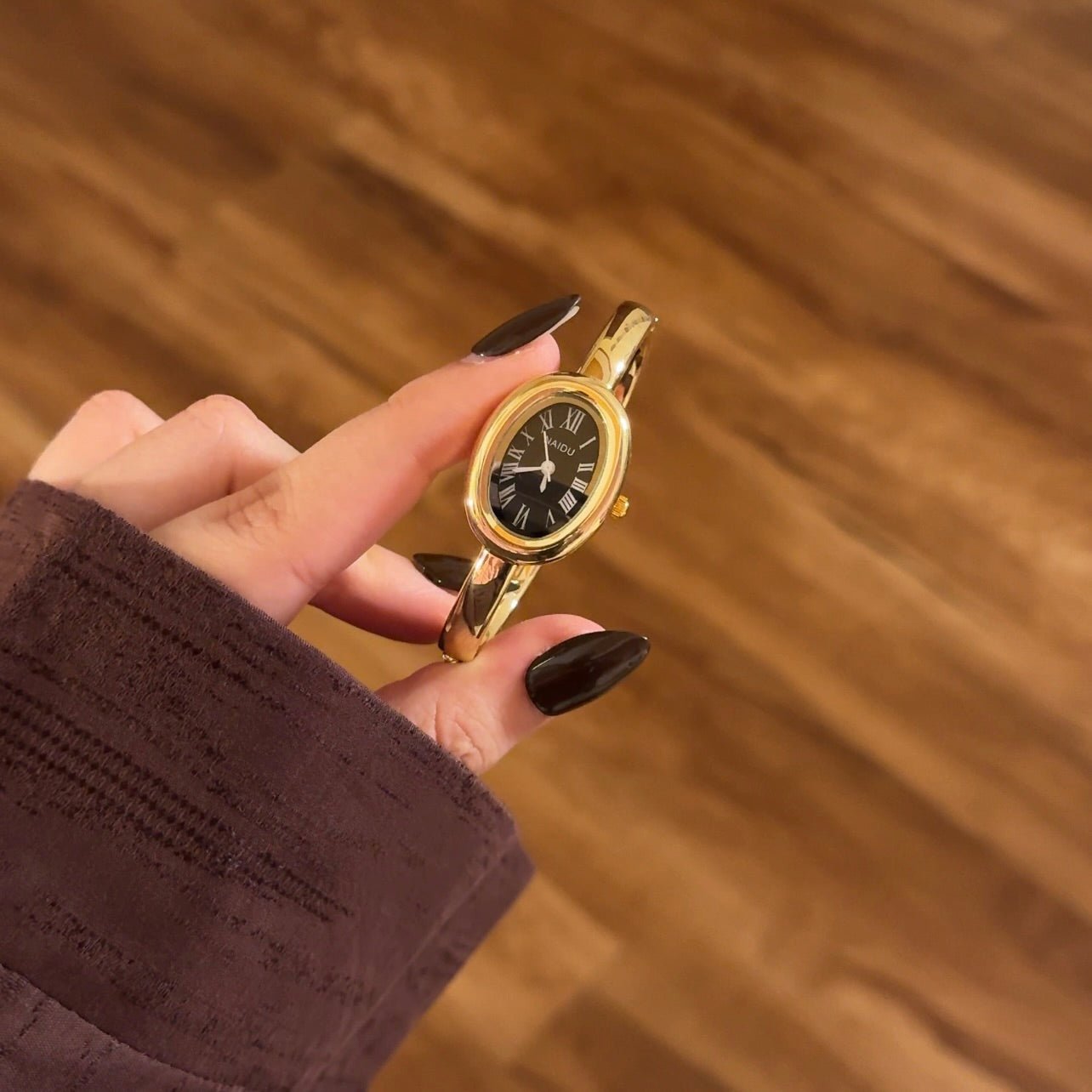 Golden Black Reloj