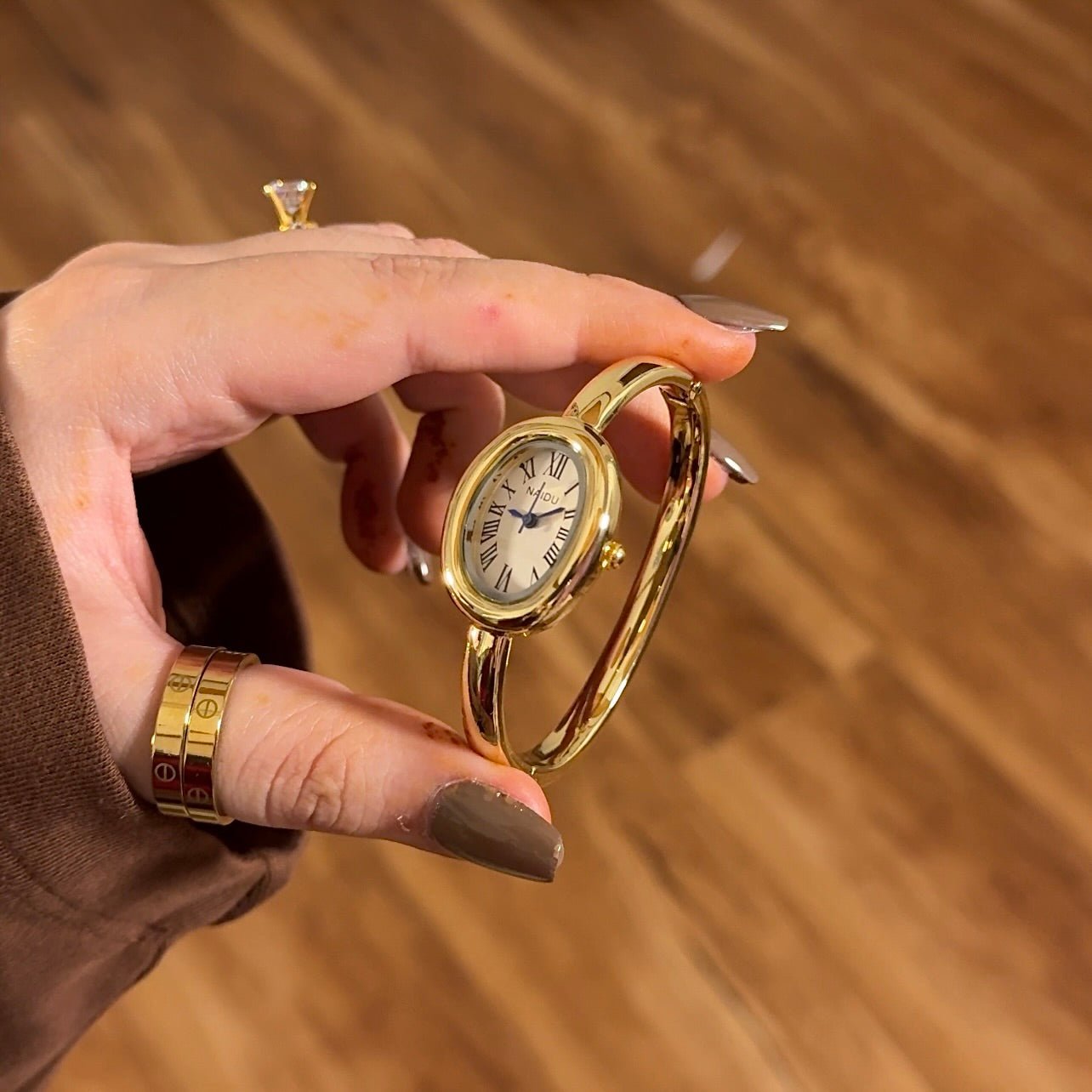 Golden White Reloj