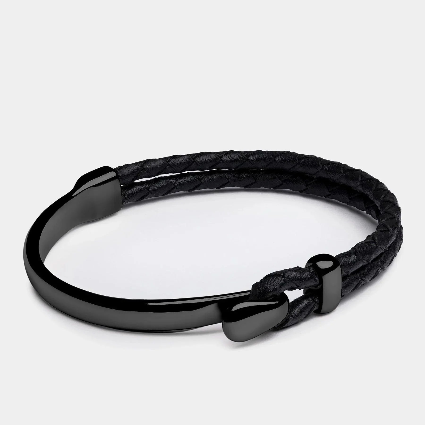 Signature Braided Leather Bracelet Kaia
