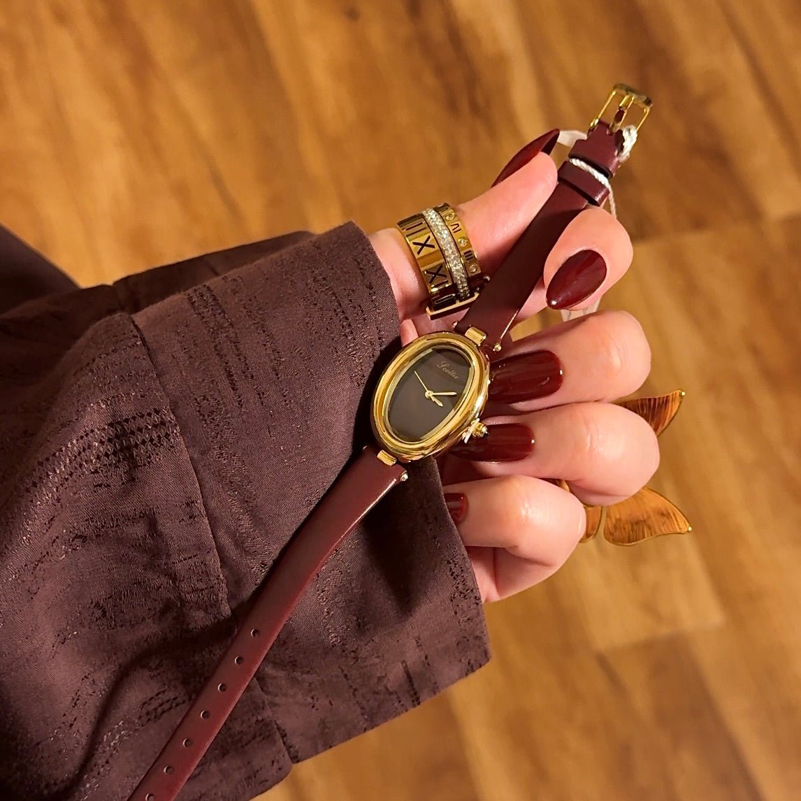 Wine Cherry Reloj
